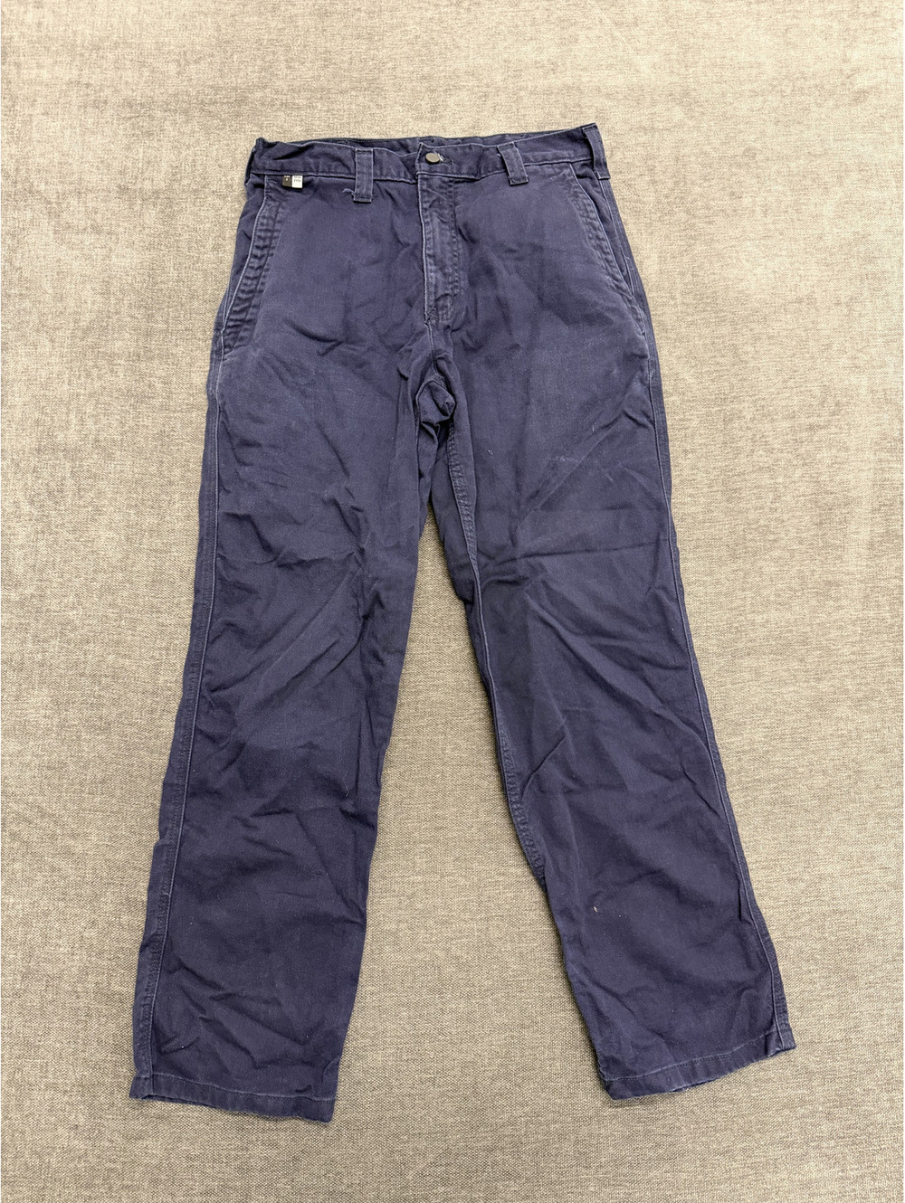 Carhartt Men's Navy Blue Work Pants Size 30x30